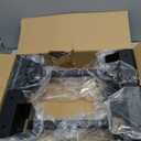 Firewood Rack Outdoor, Adjustable Length Wood Storage Brackets Kit, Log Stacking Stand Holder for Outdoor Indoor Fireplace, Wood Burning Fire Pits, Black, Set of 2