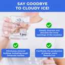 Ice Machine Cleaner & Descaler 16 fl oz 4 Uses | Nickel Safe Ice Maker Cleaner, Crystal Clear Descaling solution | Compatible with Whirlpool, Scotsman & Manitowoc | Made in USA (Pack of 2)