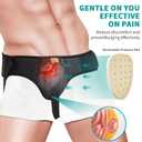 Tenbon Hernia Belts for Men and Women Left or Right Side Hernia Support Truss for Inguinal Groin Pain with Removable Compression Pads for Pref or Post-Surgical, Femoral, Comfortable Adjustable Waist Strap Guard, Medium