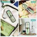 GALPADA Portable Toothbrush Travel Case Sturdy Toothbrush Holder Cup Reusable for Camping Hotel