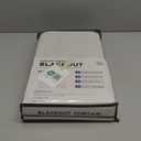 INOVADAY 100% Blackout Curtains for Bedroom, Black Out Curtains 84 Inch Long, Clip Rings Linen Blackout Drapes, Thermal Insulated Room Darkening for Living Room, 2 Panels - Beige,W50xL84