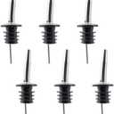 Juxiamal 18 pcs Liquor Bottle Pourer, Stainless Steel Oil Bottle Pour Spout, Tapered Spout for Wine Spirits Drinks Olive Oil Syrup Vinegar Bottles