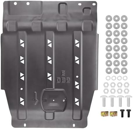 YEHERIT Transmission Skid Plate Gearbox Splash Shield Guard Compatible with 2015-2022 Ford F150 3D Manganese Steel Replace OEM Diaper