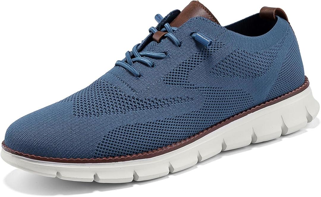 Wearbreeze Mens Business Casual Oxford Sneakers  Lightweight Lace-Up Dress Shoes for Work, Travel & Daily Commute (12.5)
