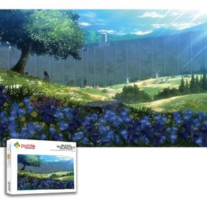 Anime Jigsaw Puzzles Adults 1000 Pieces Wooden Collage Puzzle 29.5x20 in