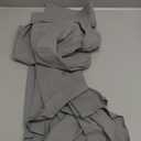 Mens Dress Shirts for Men Long Sleeve Wrinkle Free Button Down Shirt Formal Business Casual Shirts (Large, Grey)