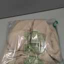 Saodimallsu Womens Oversized Cardigans Long Lantern Sleeve Button Down Chunky Knit Loose Fall Sweater Coats (Medium, Khaki)