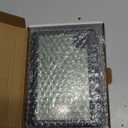 WallarGe Atomic Digital Wall Clock Battery Operated, Self-Setting, Large Display with Temperature, Date, Day of The Week, Silent Wall Mount Digital Clock, 4 Time Zones, DST