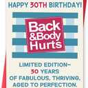 3 x Funny 30th Birthday Card Gifts for Women Men, Happy 30th Birthday Decorations for Him Her, Unique 30 Year Old Birthday Gifts for Wife Husband