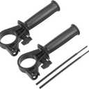 uxcell Plastic Adjustable Side Front Auxiliary Hammer Handle for 13A Impact Drill, 41-42mm Clamping Range with Scale Depth Ruler 2 Pcs