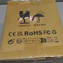 Seealle Touch Table Lamp for Nightstand - Small Bedside Lamp for Bedroom Living Room Night Stands, Desk Lamp with White Glass Shade for Small Spaces, 3 Way Dimmable, LED Bulbs, Gifts (Non-USB)