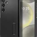 Spigen Tough Armor Designed for Galaxy S24 Case (2024) [Kickstand] [Military-Grade Protection] - Black