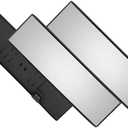 Verivue Universal Panoramic 12-Inch Rear View Mirror Pack of 2 | Anti-Glare Wide Angle Car Mirrors | Rearview Mirror Accessories for Baby Rear-Facing, Clear Panoramic Convex Mirrors for Cars and SUVs