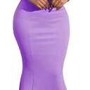 sexycherry Light Purple Cocktail Dresses for Women Sexy Bodycon Off Shoulder Long Cocktail Prom Dress with Zipper for Evening Party(Large) (Purple, M)