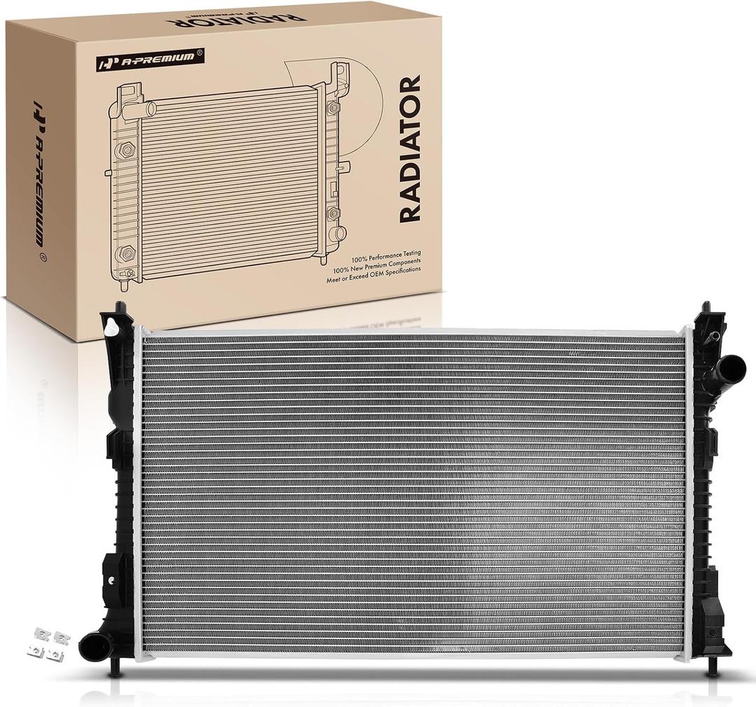 A-Premium Engine Coolant Radiator Assembly Compatible with Ford Taurus 2010-2017, Special Service Police Sedan 2014-2018 & Lincoln MKS 2010-2016