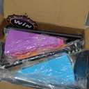 GADFISH 24-inch Spinning Prize Wheel, Ajustable 37"-65" Height Spin Doodle Game Spinner, Storable Prize Wheel Spinner with Stand, Wheel of Fortune Game, 14 Colors