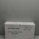 novelinks 64 oz Large Plastic Jars with Metal Lids - 4 Pack BPA-Free Clear Storage Containers for Pantry, Pickles, Sauces, Flour, Snacks - Leak-Proof Airtight Food Grade Jars for Kitchen (Silver)