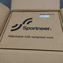 Sportneer Adjustable Weighted Vest Weights: 2-18 lbs/2-42 lbs Washable Weight Vest for Walking 16 In 1 Fast Adjust Rucking Vest for Women and Men Home Gym Running Jogging Strength Training Vests