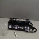 ALLCAMP Wine Bag - Insulated Cooler Bag with Wine Glasses, Bottle Opener & Wine Accessories for Wine Lovers - Portable Wine Gift Bag for Travel, Picnics, and Gift Ideas(Black)