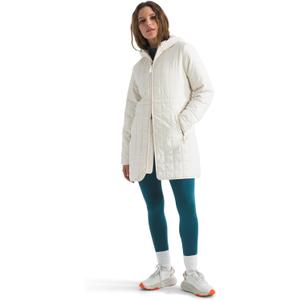 THE NORTH FACE Women's Junction Insulated Parka | Water Repellent Winter Jacket Packed With Insulation & Secure Zip Pockets (X-Large, White Dune)