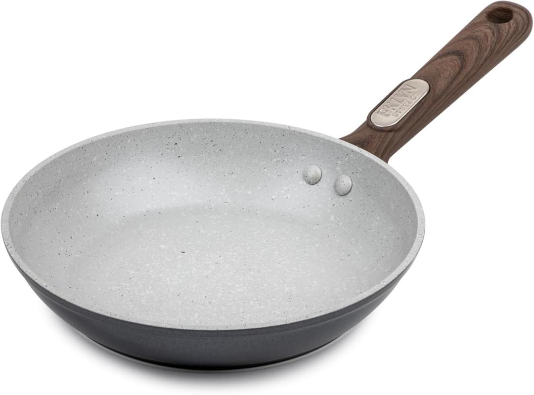 Brooklyn Steel Co. Retrograde Nonstick Aluminum Forged Fry Pan - 8" - Light Grey