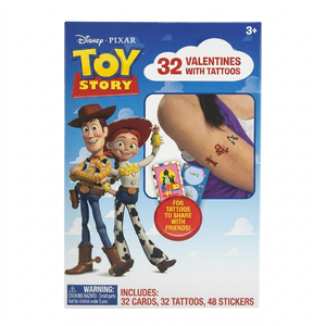 Disney Pixar Toy Story 32 Valentines with Tattoos