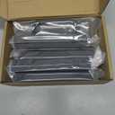 Westablize 12 Pack 5 Inch 128 mm Matte Black Cabinet Handles Aluminum Drawer Pulls Sliding Door Pulls