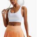 RUNNING GIRL High Impact Sports Bras for Women, High Support Running Strappy Women's Sports Bra with Sewn in Pads, Size L