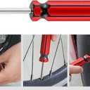 lasenersm 4 Pieces Valve Core Remover Valve Remover Core Tool Valve Core Removal Tool Single Head Valve Remover Installer Repair Tool Tire Valve Stem Core Remover with Plastic Handle, Multicolor