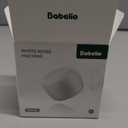 Babelio White Noise Sound Machine for Adults Kids Baby, Mini, 15 Non-looping Sounds, Timer, Memory Function, Easy to Pocket and Travel White