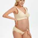 Angelhood Cotton Maternity Underwear Under Bump, Healthy Pregnancy Panties Postpartum Underwear 8 Pack with Laundry Bag (XXL)