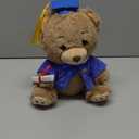 Deekin 10 Inch Graduation Bears Stuffed Animal Class of 2025 Plush Bear in Black Cap Graduation Bear Kindergarten Graduation Gifts Stuffed Bear Plush Bear Toy for Grad Party Decor(Blue)