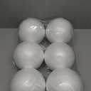 CCINEE 6PCS 6 Inch White Foam Balls Polystyrene Craft Balls Foam Balls for Art, Craft, Household, School Projects and Christmas Easter Party Decorations Supply