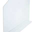 Source One Deluxe Acrylic Sink Splash Guard 24 x 18 Inches (Clear)
