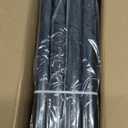 Oneach 2-Pack Heavy Duty Curtain Rods for Windows 66 to 120 Inch, 1 Inch Pole Adjustable Curtain Rod with Easy Installation and Modern Design (Black, 16 to 120 Inch)