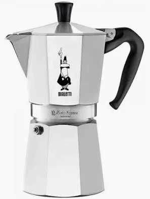 Bialetti  Moka Express: Iconic Stovetop Espresso Maker, Makes Real Italian Coffee, Moka Pot 18 Cups (27 Oz  810 Ml), Aluminium, Silver