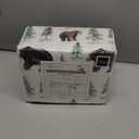 RUVANTI Flannel Sheets Full Size  100% Cotton Double Brushed Bed Sheets Set, Deep Pockets 16 Inches, All Seasons Breathable & Extra Soft Full Sheets, Warm & Cozy, 4 Piece, Bear & Tree