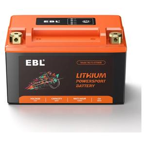 EBL Lithium YTZ10S-BS, 180CCA Lithium LiFePO4 Motorcycle Battery, 12V 6Ah ATV, UTV, Jet Ski, 4 Wheeler, Quad, Riding Lawn Mower, Tractor, Scooter, PWC, Seadoo, Polaris and Generator Battery