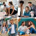 Nana Gifts Birthday Gifts for Nana Gift for Grandma from Granddaughter Grandson Grandkids Best Grandma Gift Ideas for Mothers Day Christmas 40oz Travel Cup Insulated Tumbler with Lid & Straw