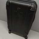 Travelers Club Chicago Hardside Expandable Spinner Luggage, Black, 22" Carry-On