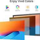 Thinlerian 21.5 Inch Computer Monitor, FHD 1080p HDMI VGA Display, External Second Screen for Laptop & PC, Home Office Monitor with Built-in Speakers & VESA Mount