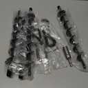 [Premium] 4 Pack Ground Anchors with Power Nut Driver Drill Bit, Ground Anchors Screw in, Swing Set Anchors, Trampoline Anchors High Wind Heavy Duty for Camping Tents, Car Ports, Swing Sets, Canopies