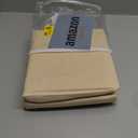 Mellanni King Fitted Sheet - Iconic Collection Bedding Sheets with up to 16 inch Deep Pocket - Soft & Cooling - Fade & Stain Resistant - 1 PC (King, Beige)