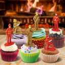 ArtCreativity 2.5 Inch Mini Fireman Figurines for Kids- Set of 12- Free Standing Firefighter Toys Figures- Birthday Party Favors for Boys and Girls, Goody Bag Fillers, Cake Toppers and Decorations