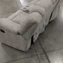 Grey Recliner Couch With Cup Holders