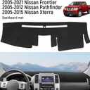 ZZEQYG Dash Cover for Nissan Frontier 2005-2021/Pathfinder 2005-2021/Xterra 2005-2015/Suzuki Equator 2009-2012 Accessories Flannel Dashboard Cover Dash Mat Sunshield Pad