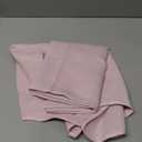 NICETOWN Bedroom Blackout Valance Tier - 52 inches by 18 inches Scalloped Rod Pocket Valance Window Curtain for Girl's Room/Baby Nursery/Dormitory/Kids Room, Lavender Pink, 1 Pack