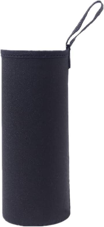 Water Bottle Carrier Bag 25oz, Water Bottle Sleeve, Neoprene Portable Insulated Water bottle Sling Holder Bag 750ml for Men Women Hiking,Black (25 oz-1pack)