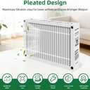 16 x 28 x 6 Furnace Filter Replacement MERV 11 Compatible with Honeywell POPUP2400 HVAC,Foldable (Actual Size: 16 X 27 1/8 X 5 7/8 In) (2-Pack)