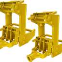 2 PCs Portable Wall Jack for Framing, Use with 1-1/2 X 3-1/2 In Fir Poles Or 1 In OD Steel Pipe, Malleable Casting Iron Wall Jack for Lifting Wall Beams, Capacity of Lifting 1,000 lbs, 2 Pack